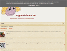 Tablet Screenshot of anyocababoca.hu